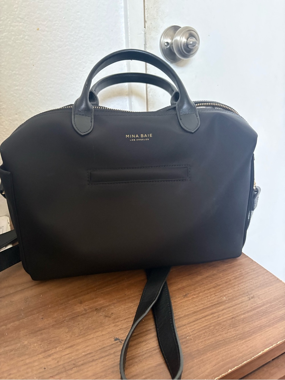 Mina Baie Emmy Mini Bag - Sleek Nylon Carryall